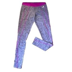 BCG Women’s Workout Leggings Fuchsia and Marble Gray Size M